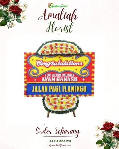 Bunga Papan Congratulation di Arahan